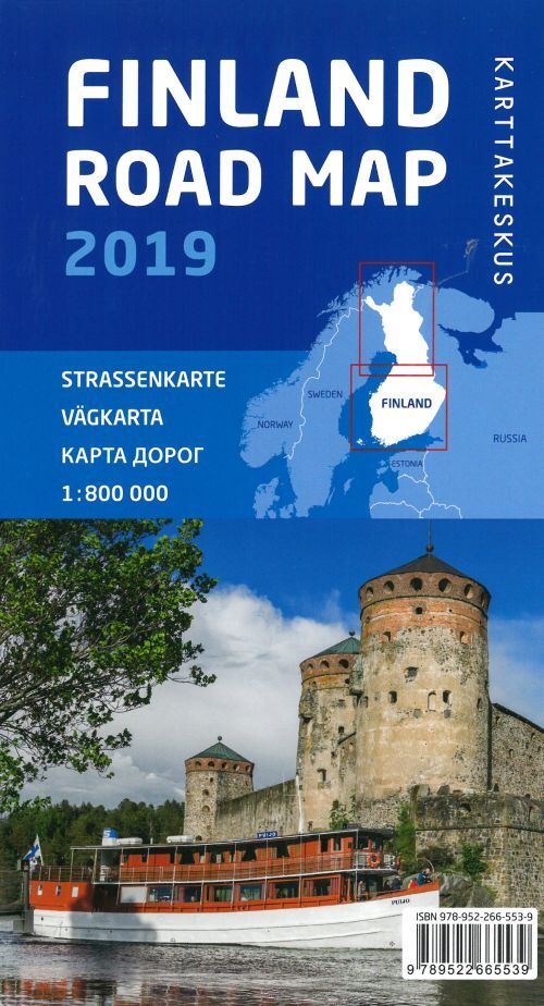 Autoilijan tiekartta Suomi 2019 : vägkarta = Strassenkarte = road map
