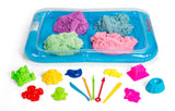 Magisk fluffy sand i stor spand