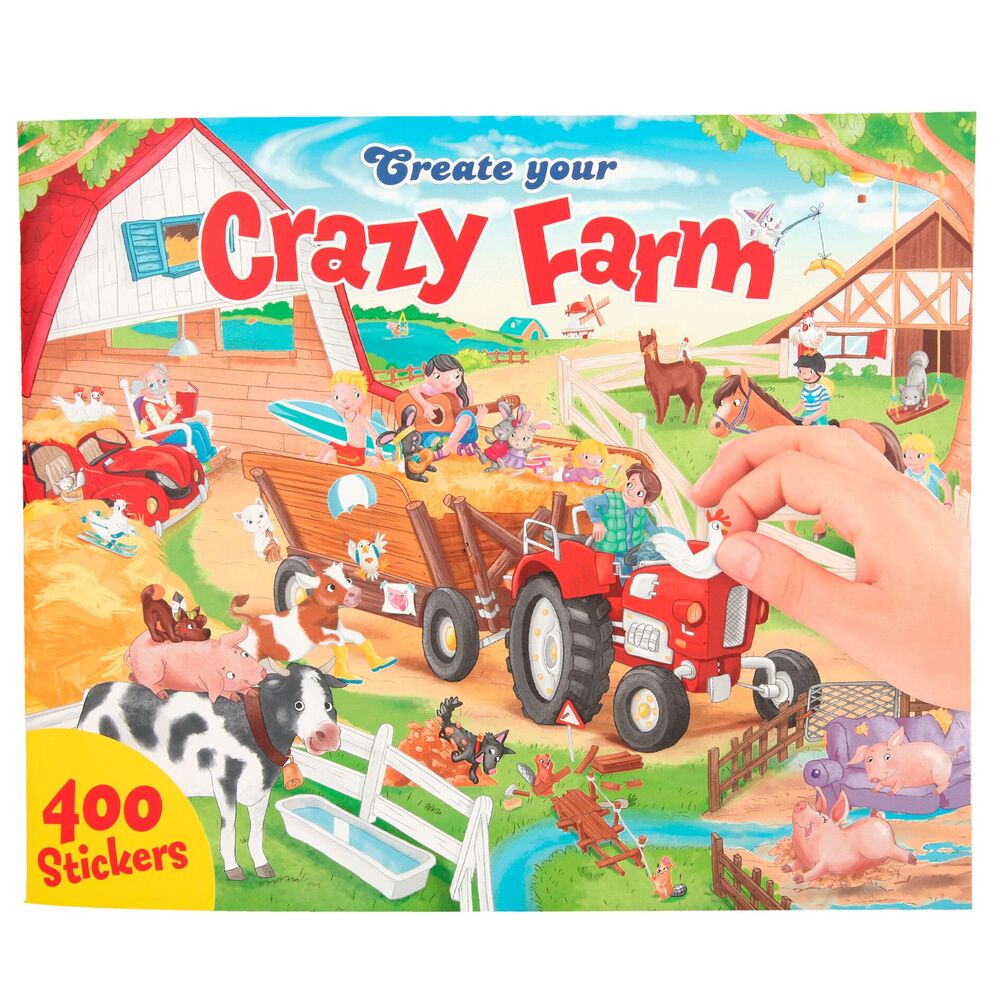 Create your crazy farm malebog m/stickers