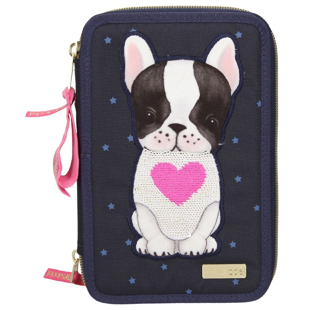 TOPModel trippel penalhus penalhus blue dog m/pailletter