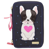 TOPModel trippel penalhus penalhus blue dog m/pailletter