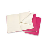 Notesbog Moleskine cahiers large pink journal p 13x21cm