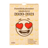 Skolefamiliekalender 2020/21 A4 smiley