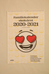 Skolefamiliekalender 2020/21 A3 smiley