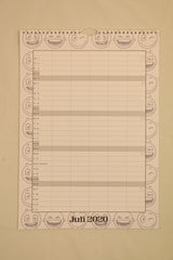 Skolefamiliekalender 2020/21 A3 smiley