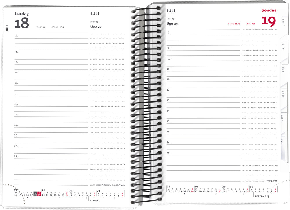 Studiekalender 20/21 Mayland stor 1 dag 2i1 m/klap