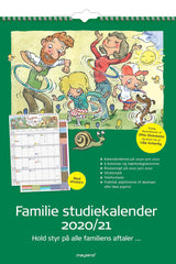 Skoleårskalender 20/21 may stickers illu. af otto dickmeiss