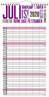 Skoleårskalender familie 20/21 Mayland trendart