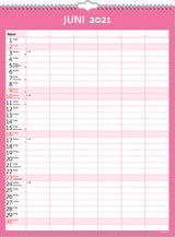 Skoleårskalender familie 20/21 Mayland simply