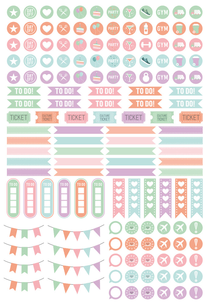 Studiekalender 20/21 Mayland A5 doodle i uge