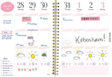 Studiekalender 20/21 Mayland life planner A5 pink uge