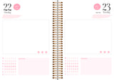 Studiekalender 20/21 Mayland life planner pink stor  1 dag