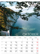 Vægkalender dansk natur 2021 29,5 x 39 cm Mayland