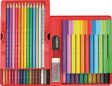 Farveblyant classic faber castell kombisæt i tin æske