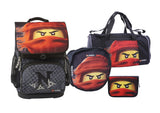 Skoletaske sæt LEGO® 4 dele Optimo 23,5L Ninjago Kai of fire