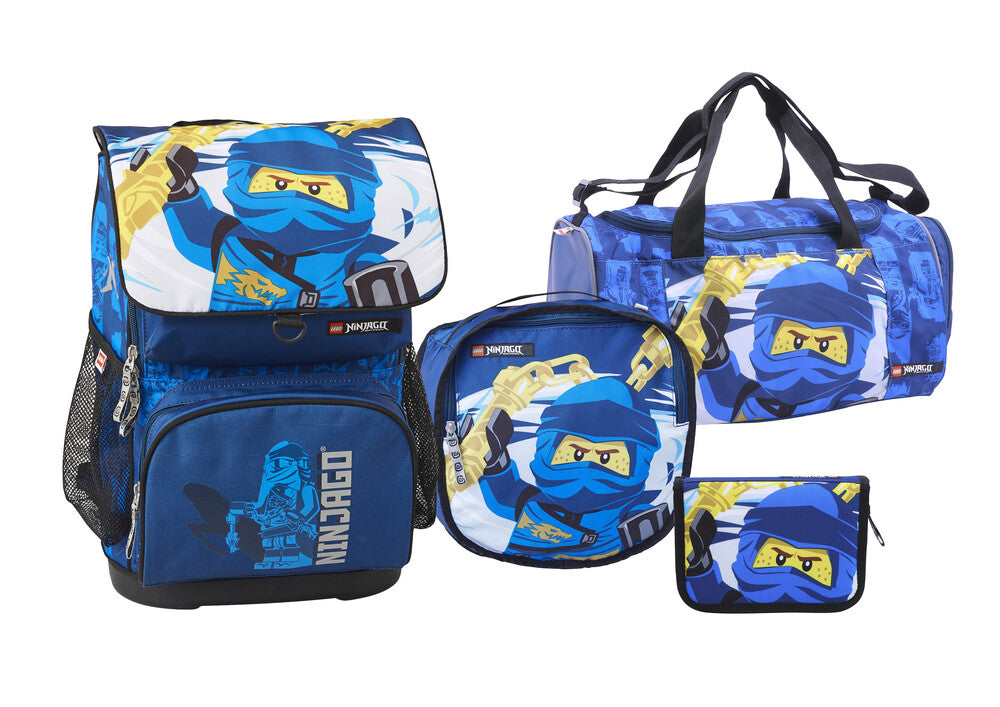 Skoletaske sæt LEGO® 4 dele Optimo 23,5l Ninjago Jay of light