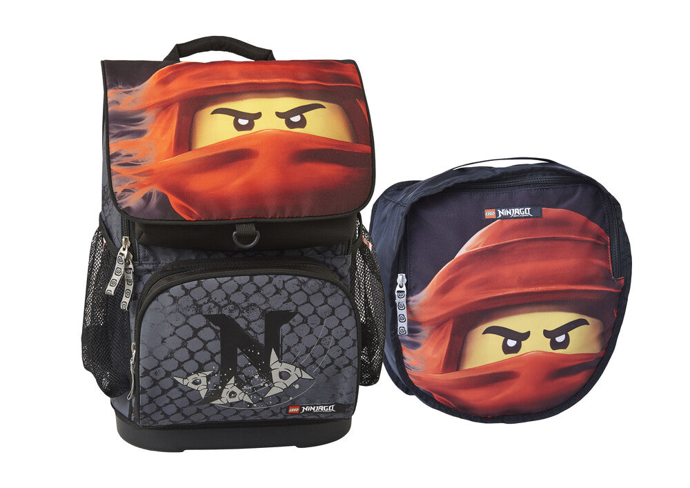 Skoletaske LEGO® Optimo 23,5l Ninjago Kai of fire m/gympose