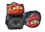 Skoletaske LEGO® Optimo 23,5l Ninjago Kai of fire m/gympose