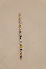 Blyant hvid m/smiley ansigter