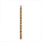 Blyant jumbo hvid m/smiley ansigter