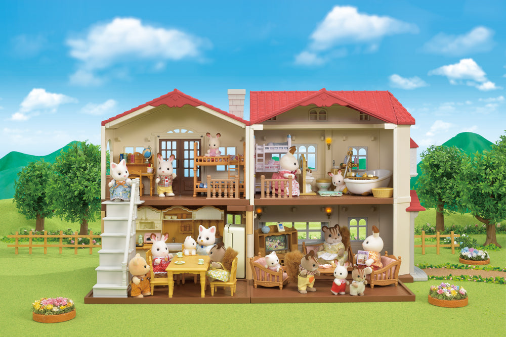 Sylvanian Families Byhus med lys