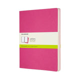 Notesbog Moleskine cahiers xl pink journal p 19x25cm