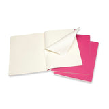 Notesbog Moleskine cahiers xl pink journal p 19x25cm