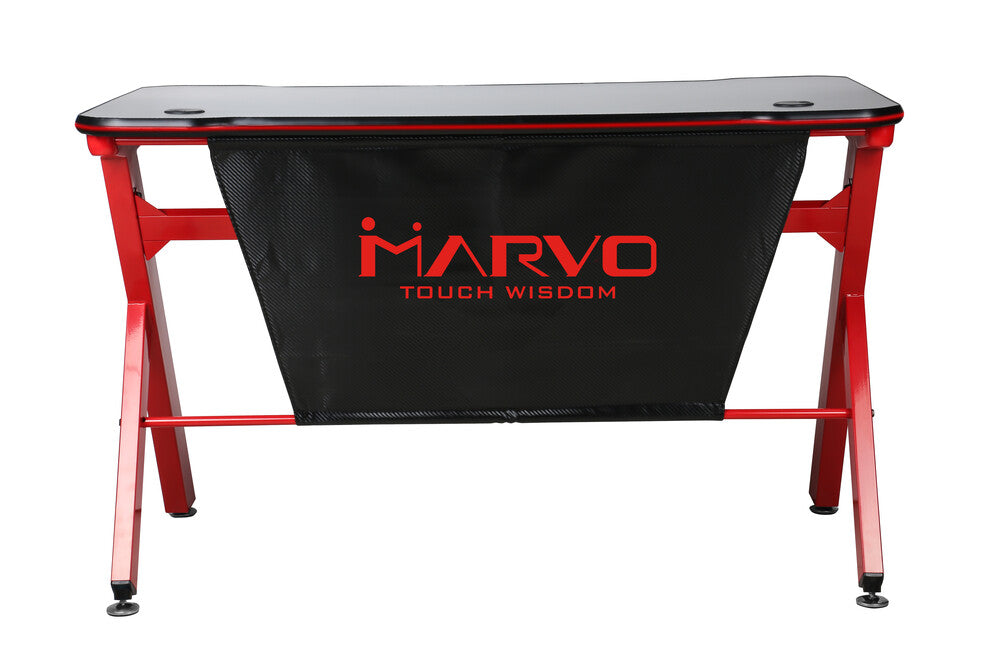 Marvo gaming bord med lys og carbon