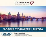GO DREAM 3 dages storbyferie i Europa