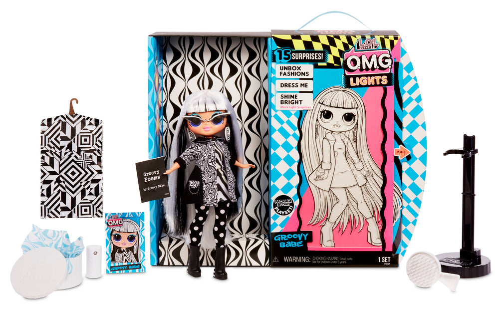 L.o.l. surprise omg doll lights series beatnik babe
