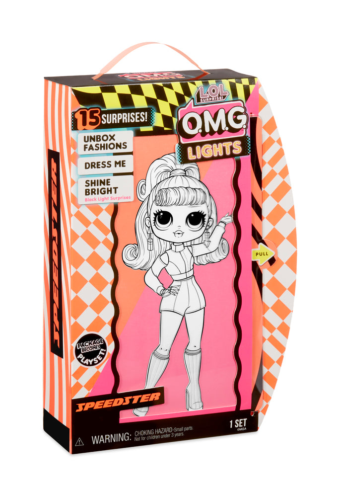 L.o.l. surprise omg doll lights series drag racer