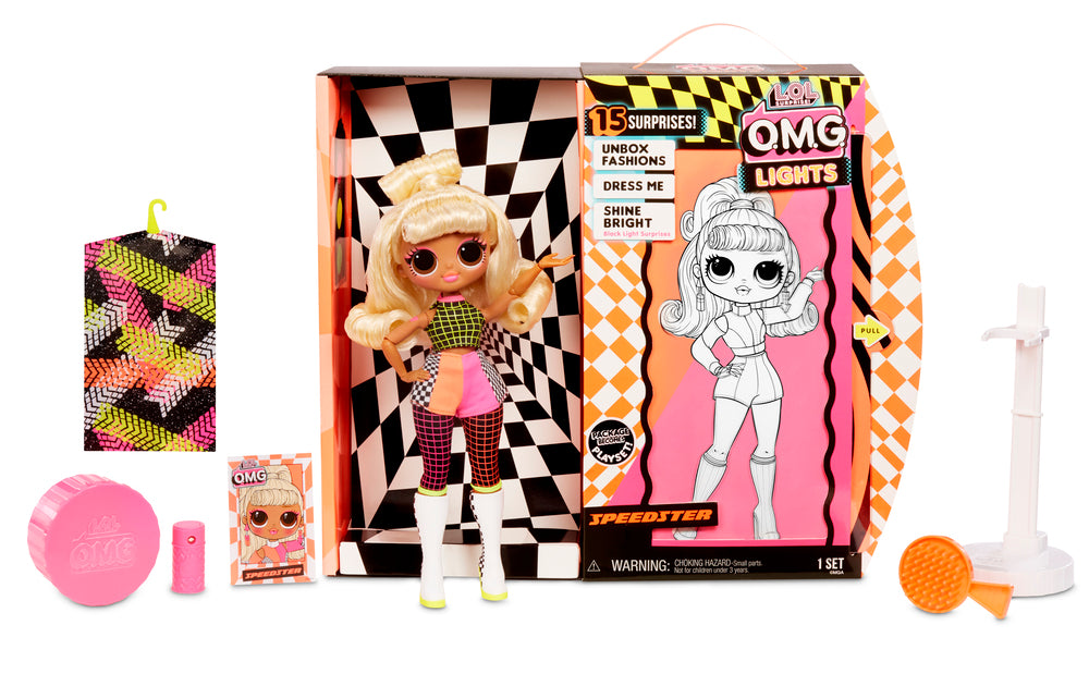 L.o.l. surprise omg doll lights series drag racer