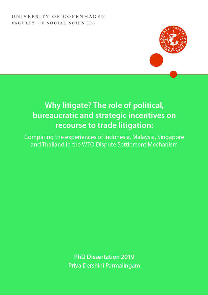 Why litigate? The role of political, bureaucratic and strategic incentives on recourse to trade litigation:
