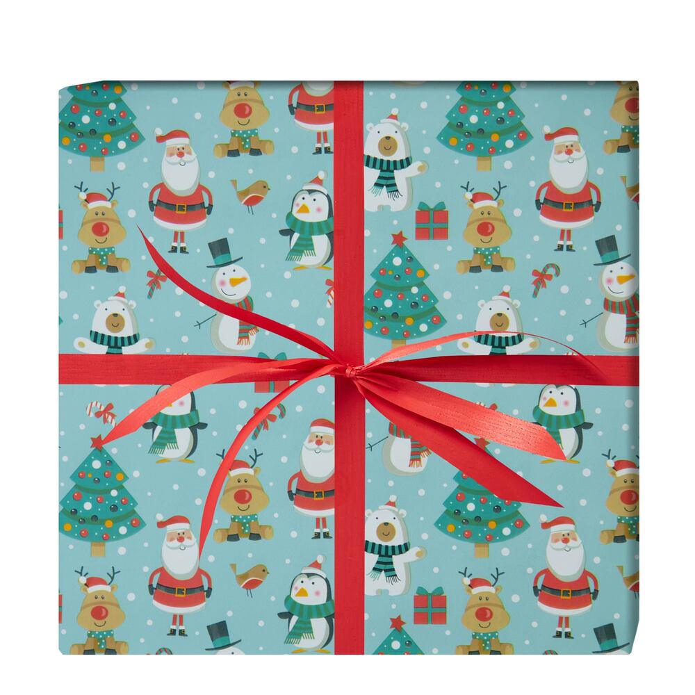 Økonom jul 38 cm x 120 m børn north pole christmas