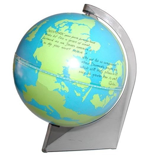 Piet Hein's Danmarks-Globus: 15 cm