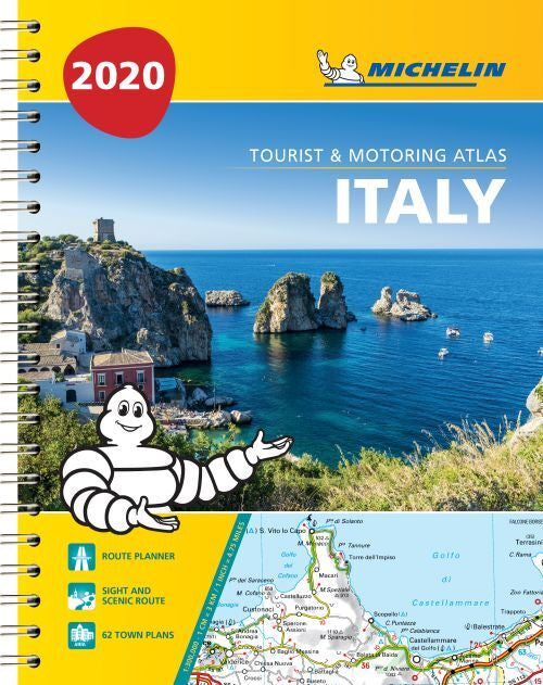 Michelin Tourist & Motoring Atlas Italy 2020