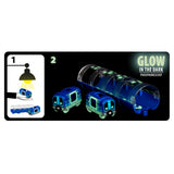 Metrotog og tunnel glow in the dark