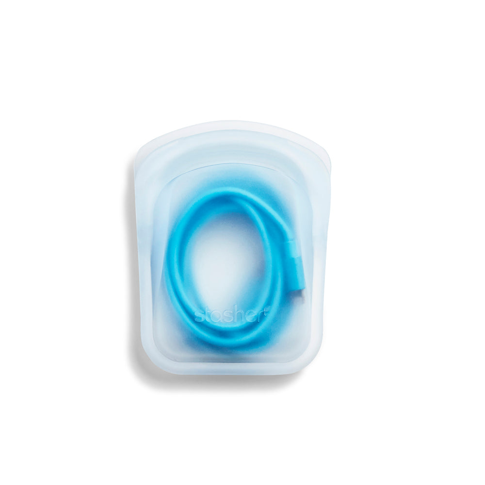 Opbevaring Stasher Pocket 2 stk pr./pk ass Clear/Aqua