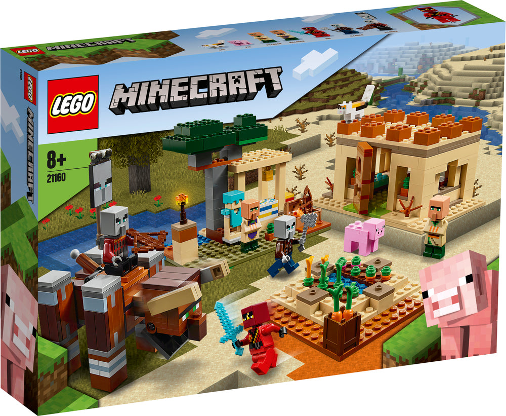 21160 LEGO Minecraft Illager-angrebet