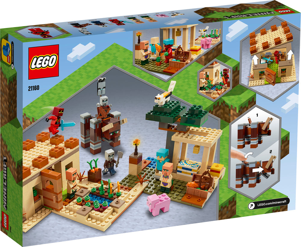21160 LEGO Minecraft Illager-angrebet