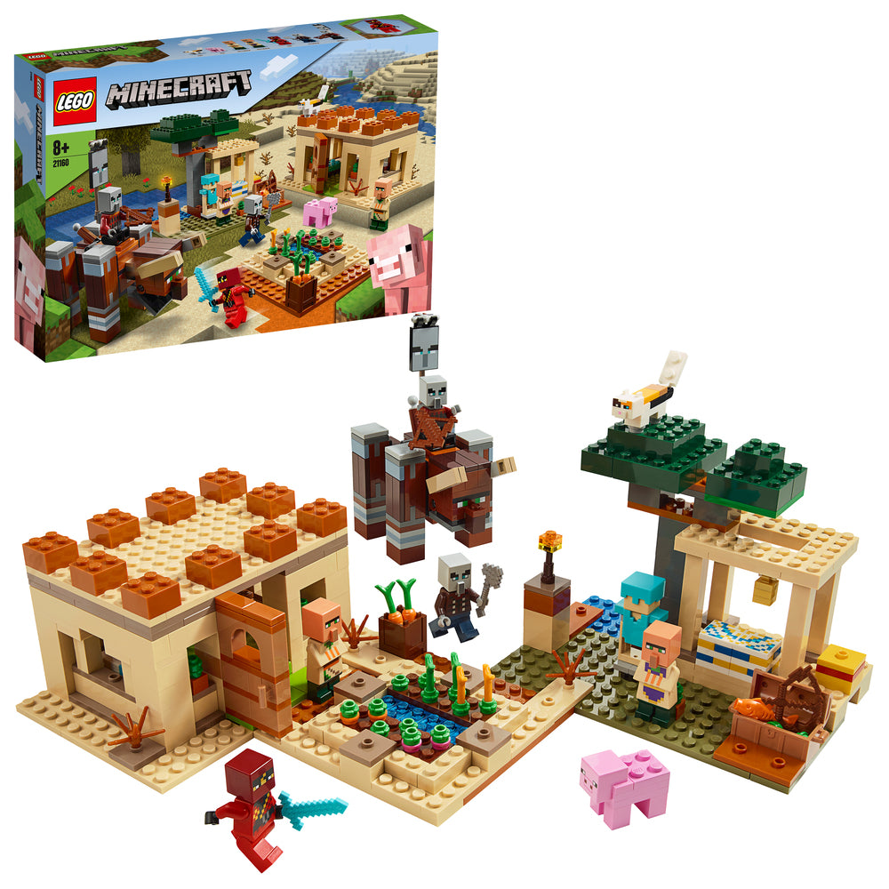 21160 LEGO Minecraft Illager-angrebet