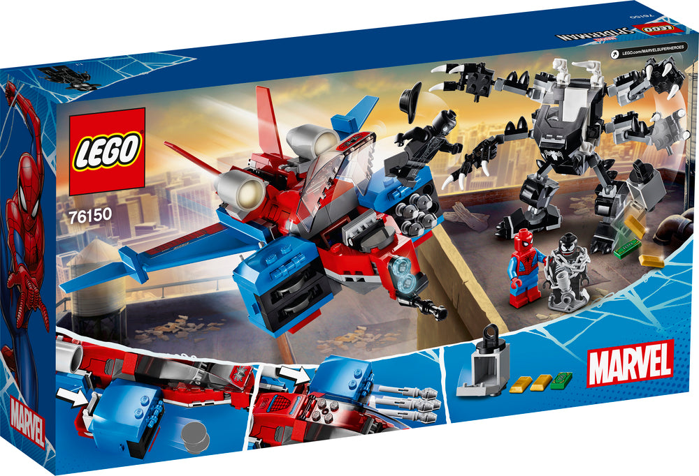 76150 LEGO Super Heroes Spiderjet mod Venom-robot
