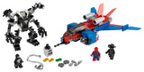 76150 LEGO Super Heroes Spiderjet mod Venom-robot