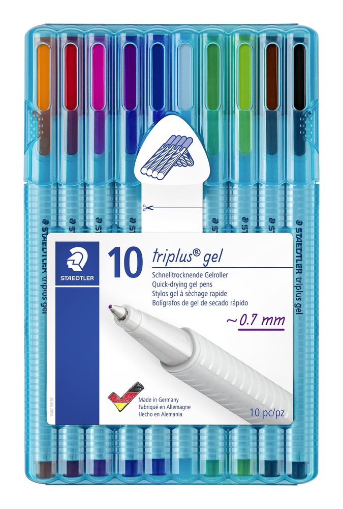 Gelpen Staedtler triplus 0,7mm 10 asst