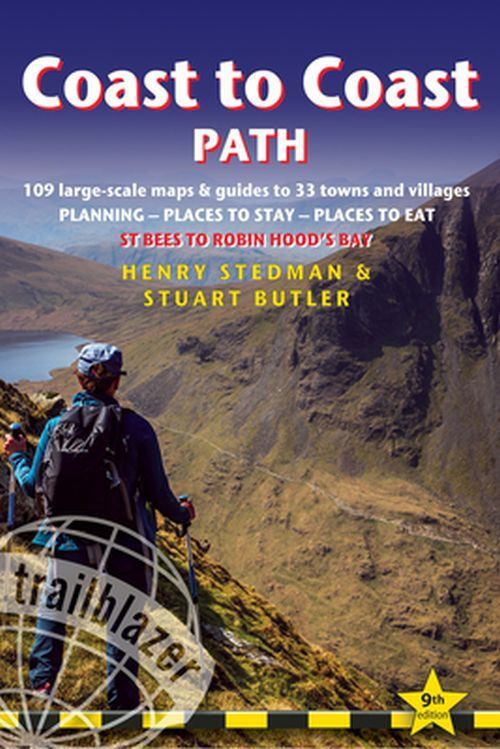 Coast to Coast Path: St Bees to Robin Hood's Bay: 109 Large-Scale Walking Maps & Guides to 33 Towns & Villages - Plannin