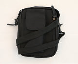 Taske crossbody Real Republic sort polyester rem mobillomme
