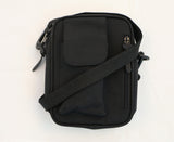 Taske crossbody Real Republic sort polyester rem mobillomme