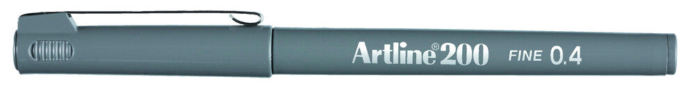 Fiberpen artline ek200 0,4 mm grå