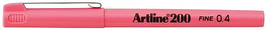 Fiberpen artline ek200 0,4 mm pink