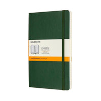 Notesbog Moleskine classic large soft r myr green 13x21cm